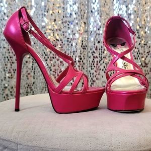 Penny Loves Kenny Pink stilettos